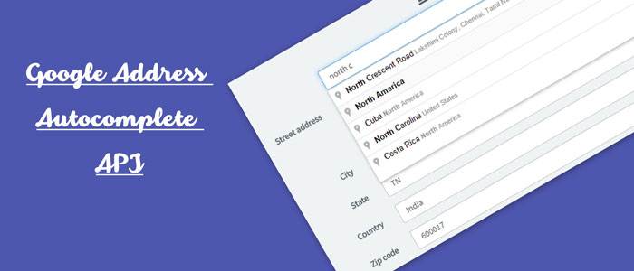 Google Address Autocomplete API